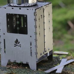 Bushcraft Essentials Bushbox XL Titanium - HOBO Kocher -Trangia Geschäft bushcraft essentials bushbox xl titanium hobo kocher bce 037 11