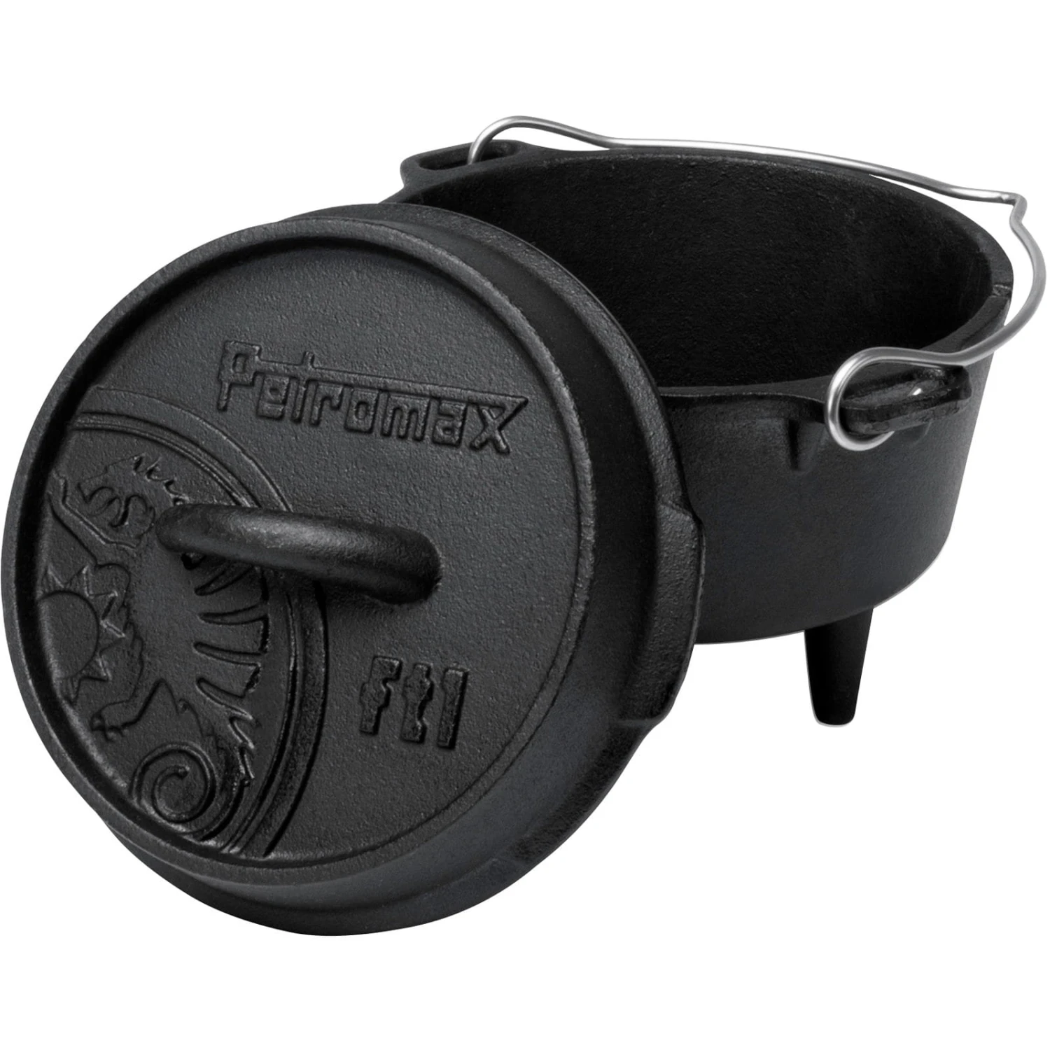 Petromax Feuertopf Ft1 Mit Füßen - Dutch Oven 1 Petromax Feuertopf Ft1 Mit Füßen - Dutch Oven